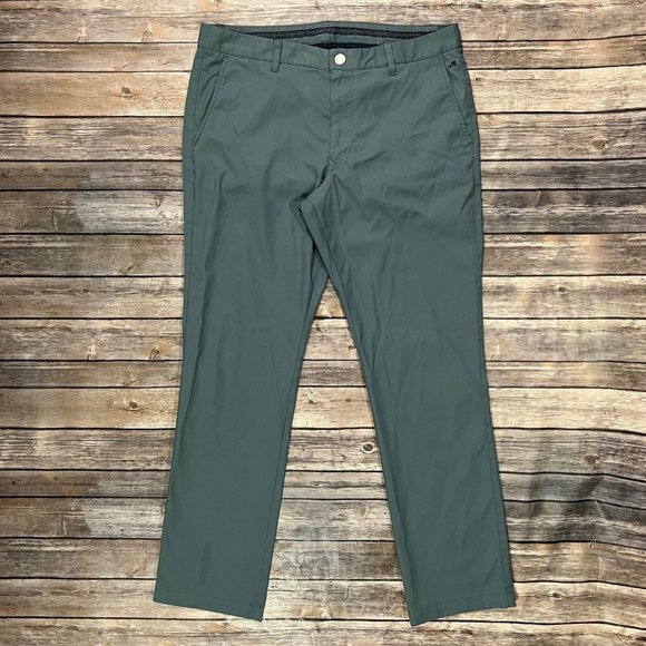 Bonobos Other - Bonobos Golf Maide Slim Straight Performance Stretch Pants 35x32 Mens Grey Chino
